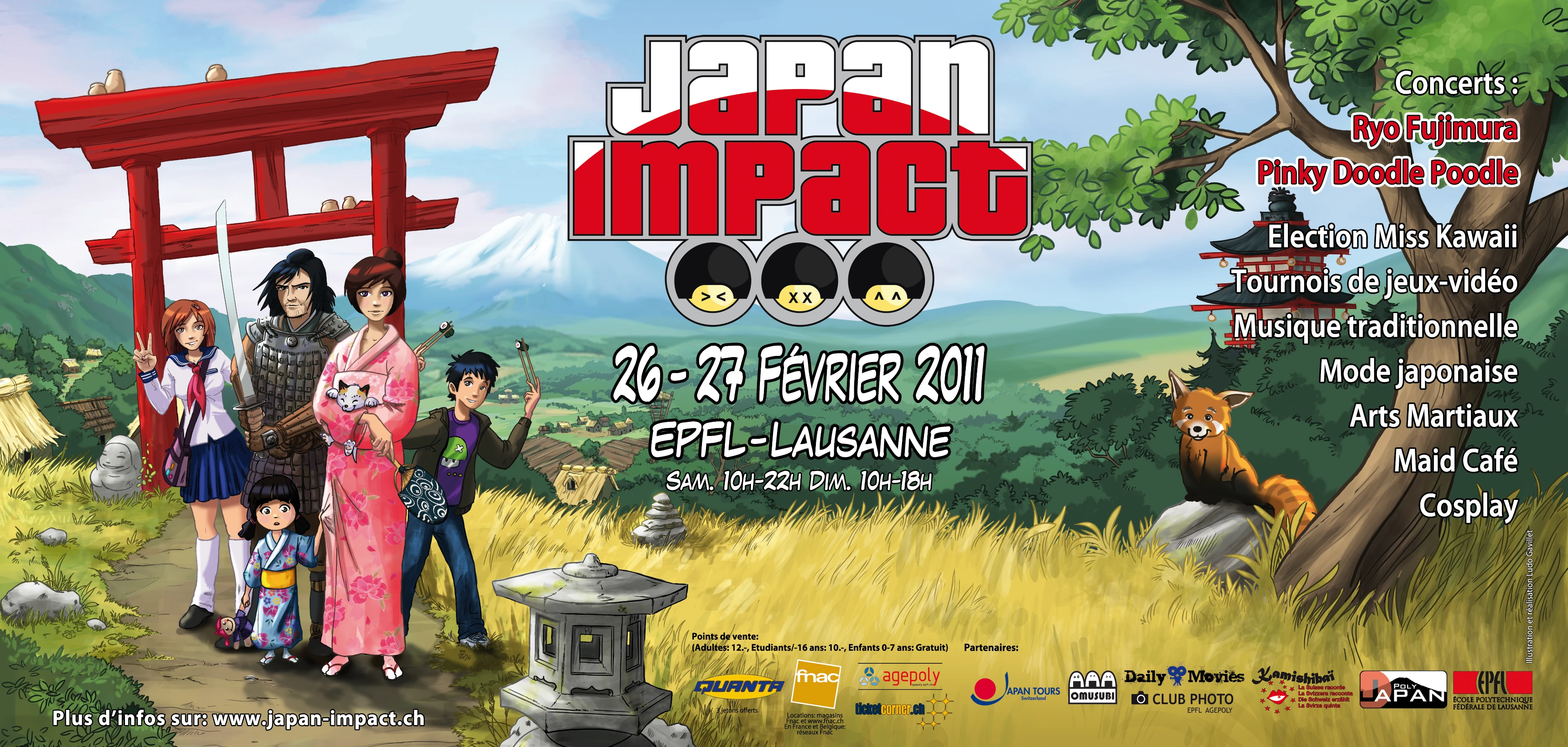 Édition 2011 du site Japan Impact